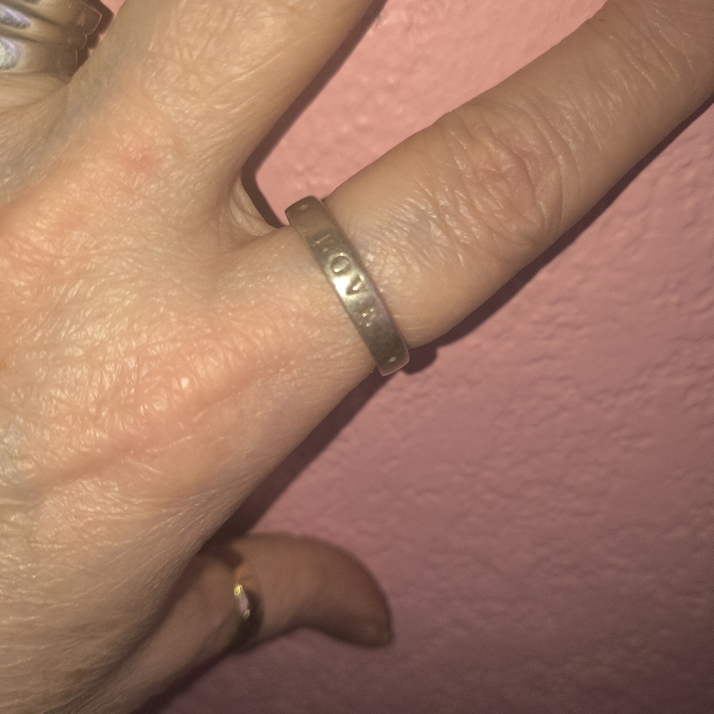 Sterling Silver Band Marked